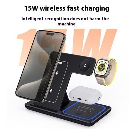 3-in-1 Wireless Charger für iPhone, Apple Watch & AirPods 15W