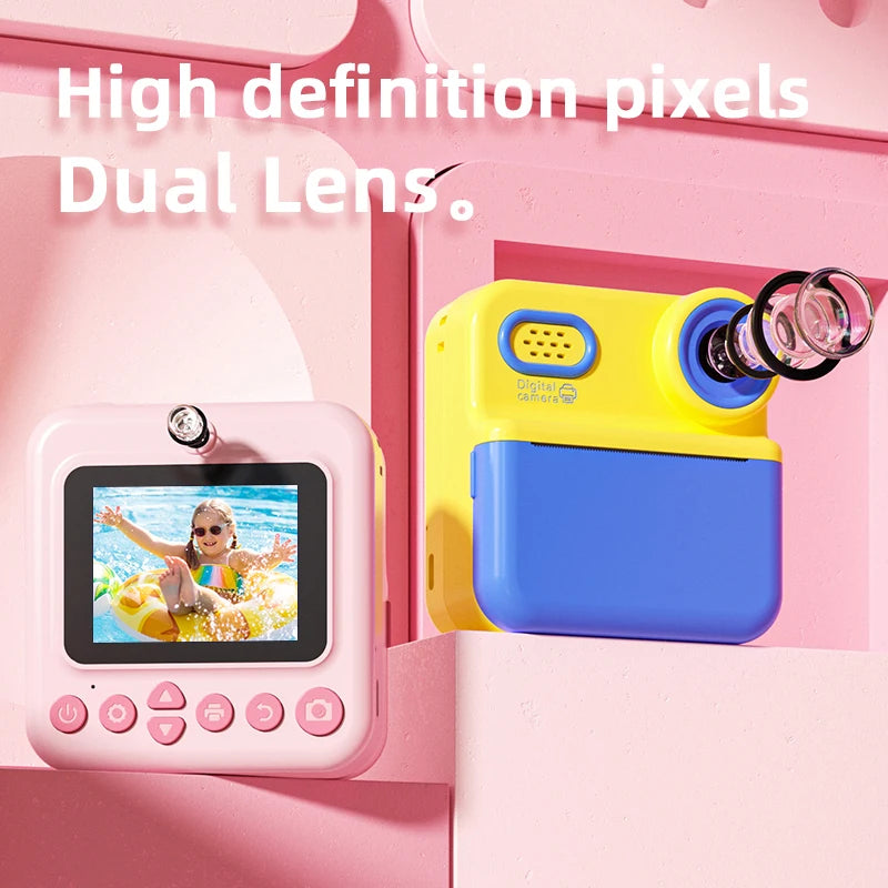 Neue Kinderkamera Mini Sofortdruck 1080P HD 64G