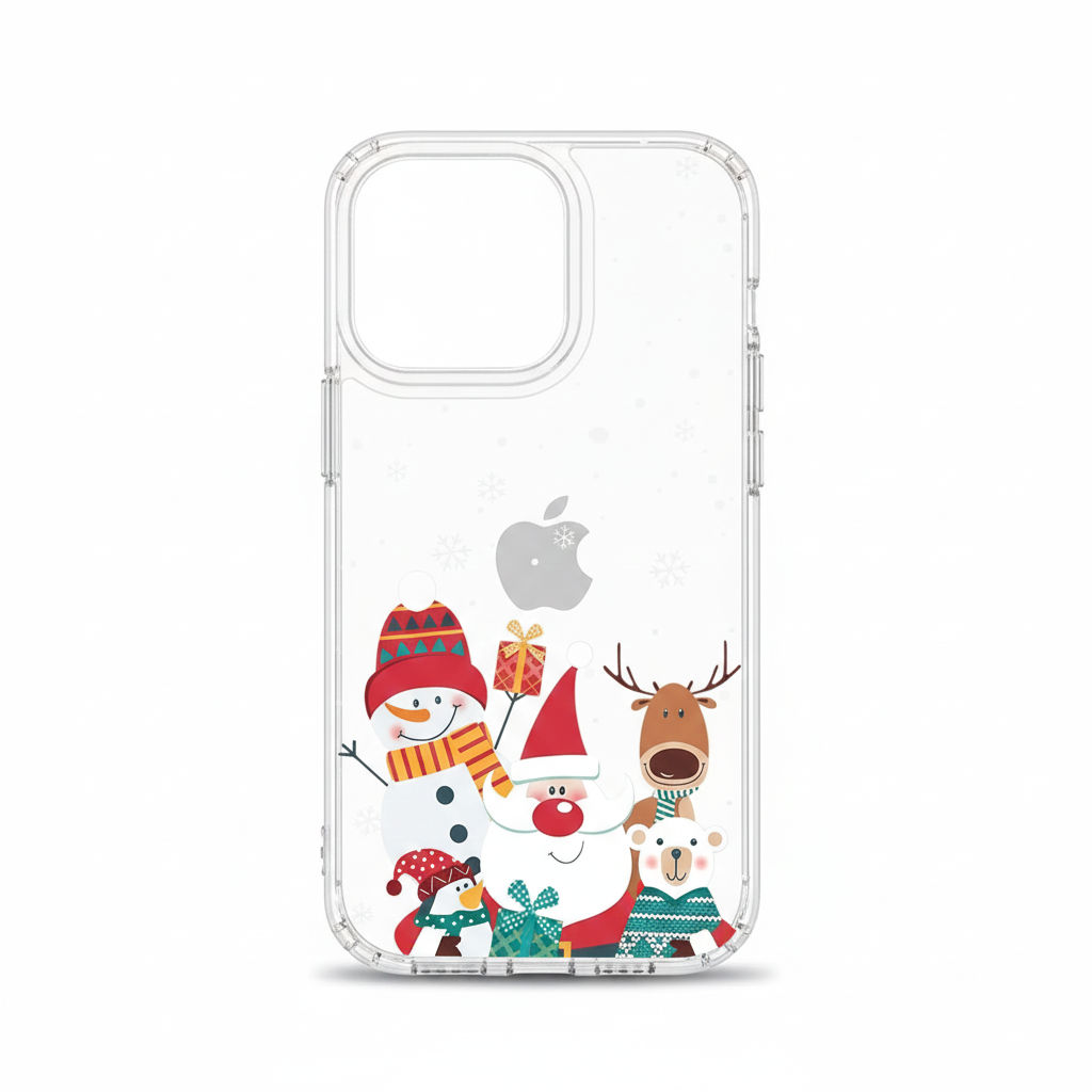Cheerful Christmas tree Santa phone case for Samsung S25