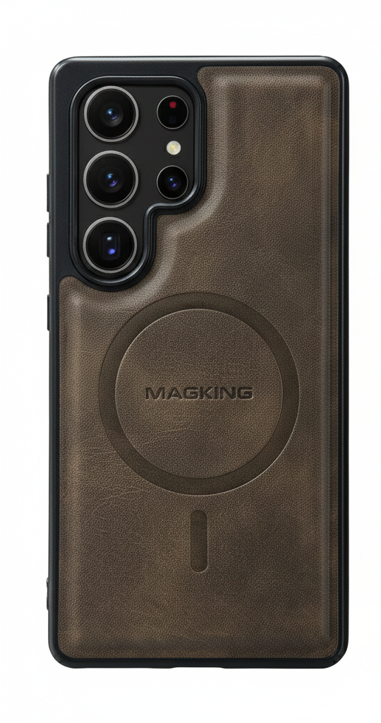 2in1 Leder Wallet Hülle für Galaxy S25 Ultra