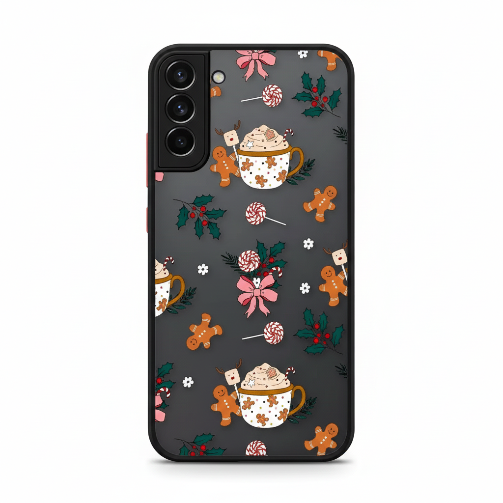 Cute Christmas Candy phone case for Samsung S25