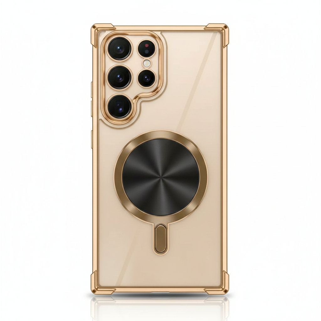 Plating Magsafe Clear Case for Samsung Galaxy S25