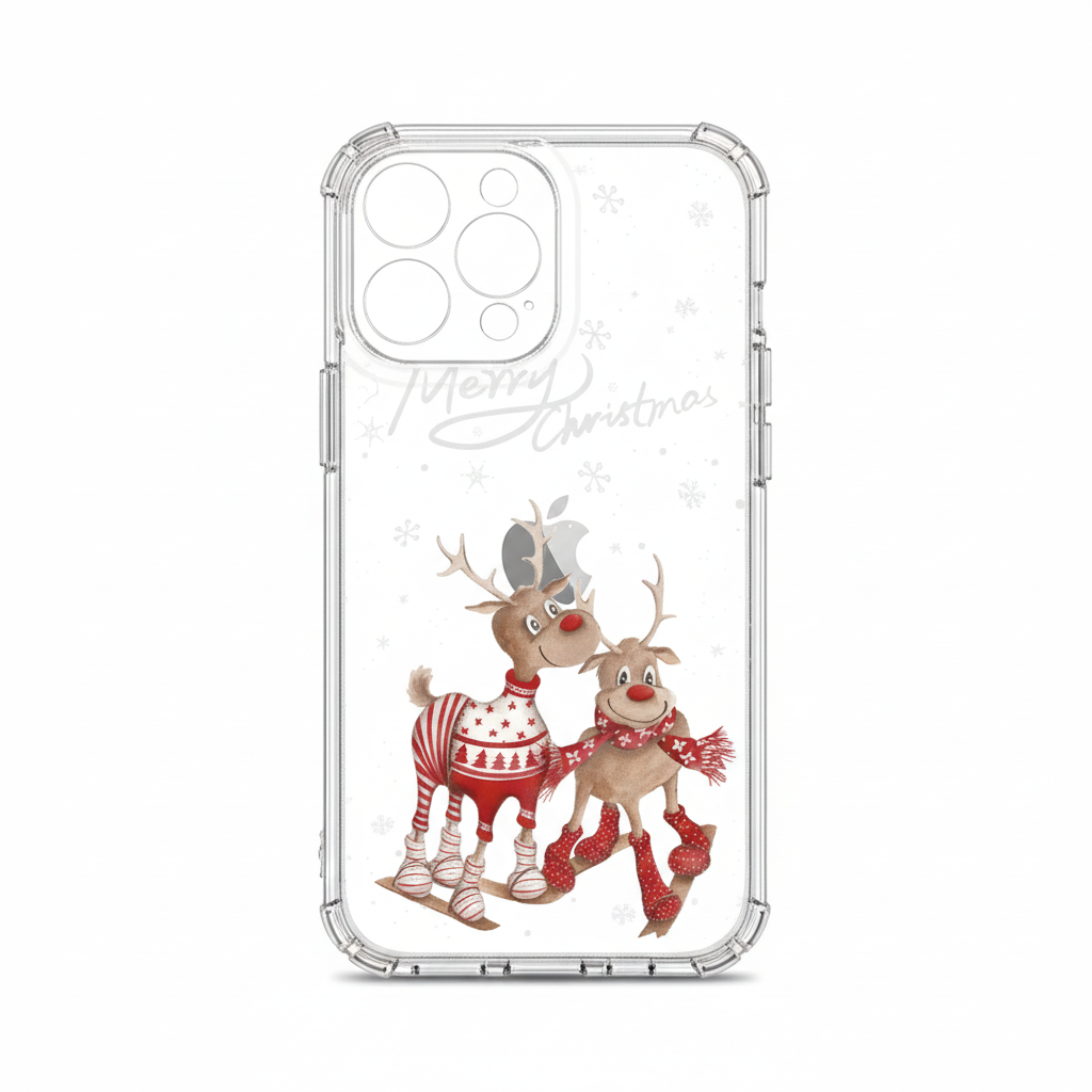 Cheerful Christmas tree Santa phone case for Samsung S25