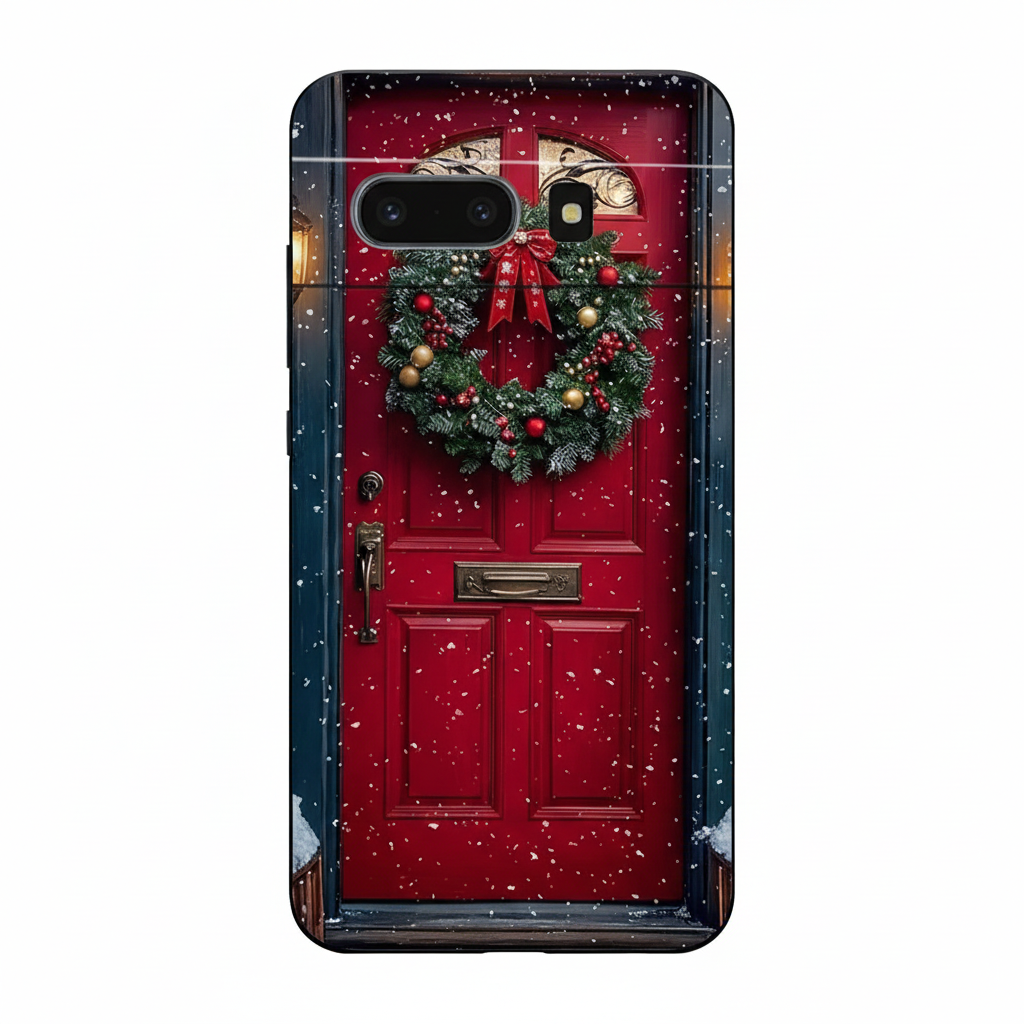 Ästhetische Weihnachts Silikonhülle für Google Pixel 8 9 und 10 F