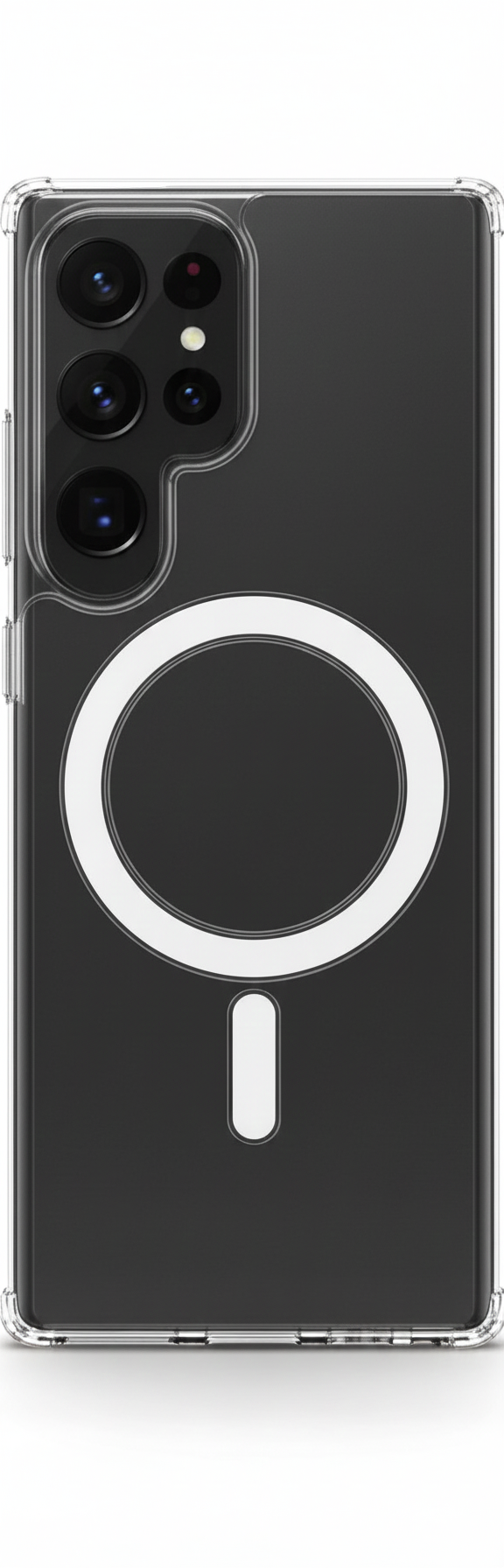 Transparent MagSafe magnetic case for Samsung S25