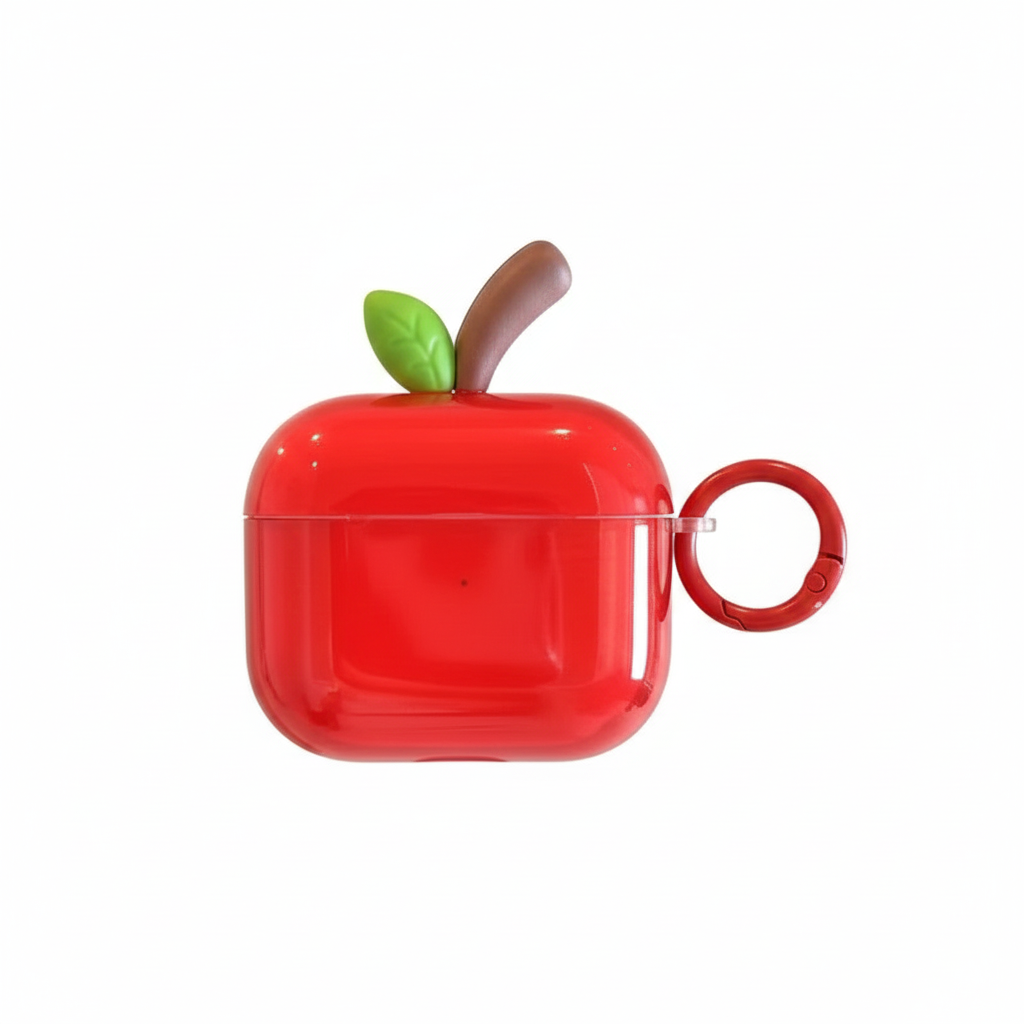 Rote Frucht Silikon Hülle für AirPods