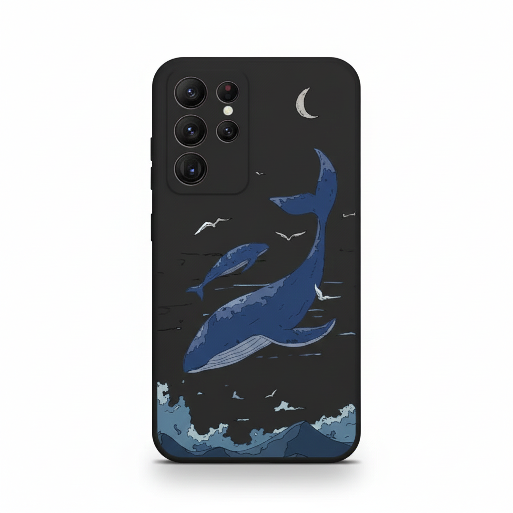 Fantasy Whale Case for Samsung Galaxy Models