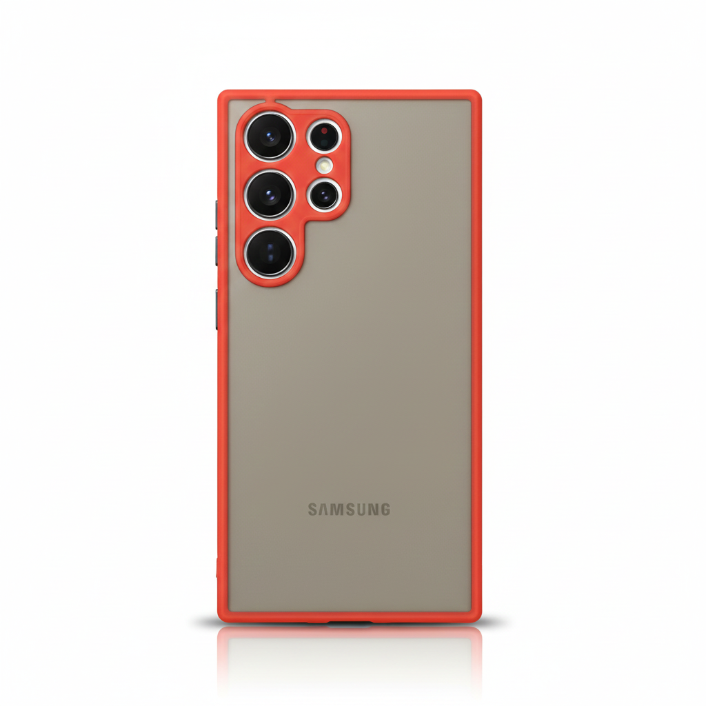 Matt transparente Stoßschutz-Hülle für Samsung