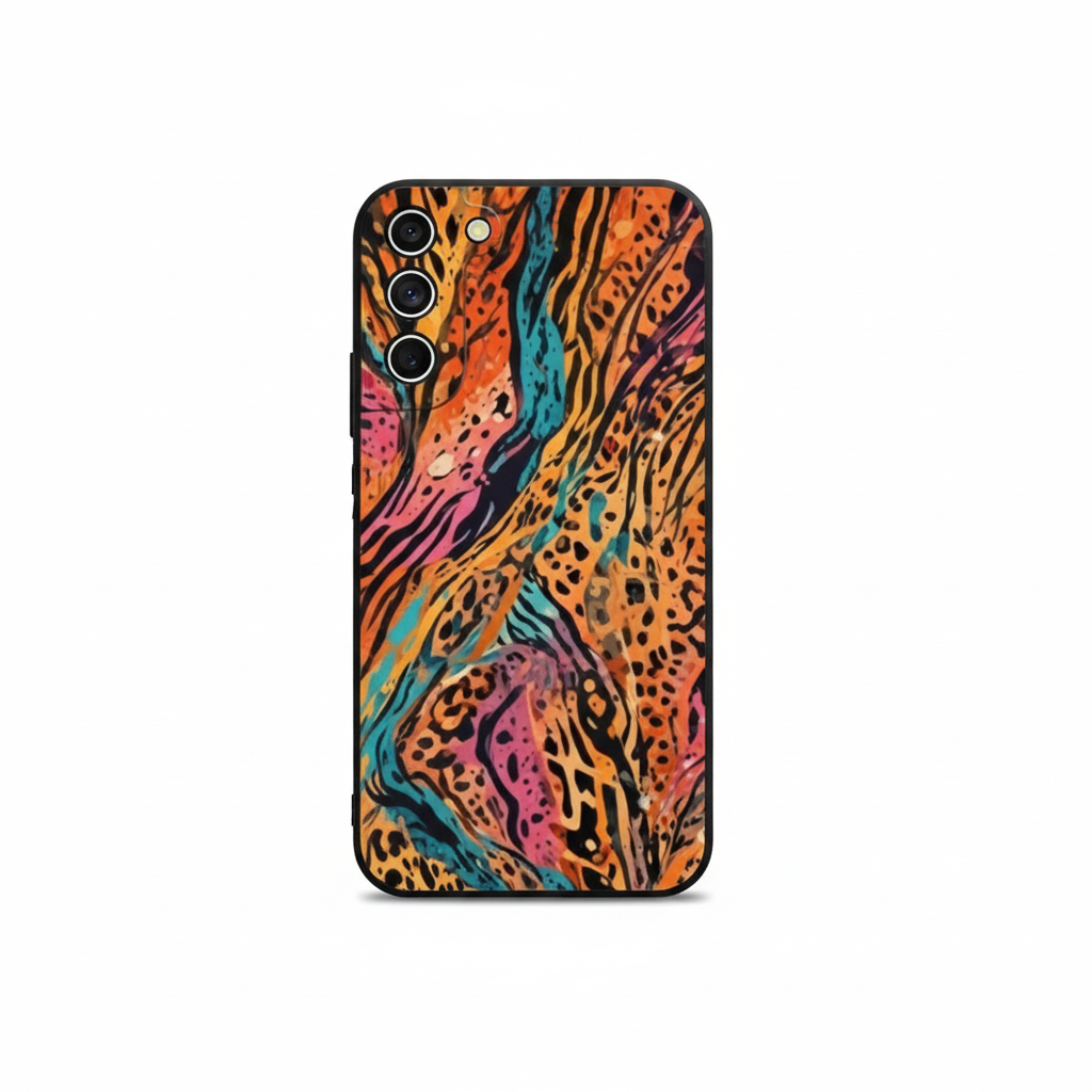 Abstract Tiger Girl Case for Samsung Galaxy
