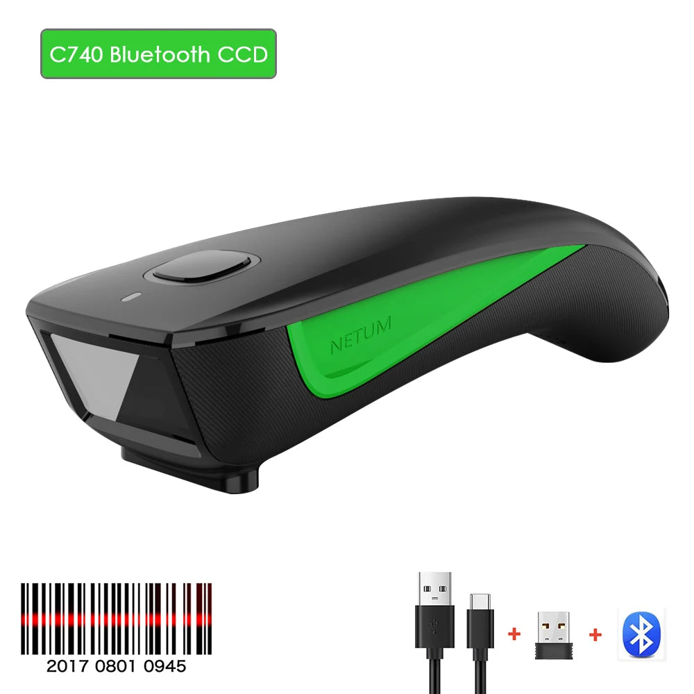 Kabelloser 2D Barcode-Scanner Bluetooth USB tragbar
