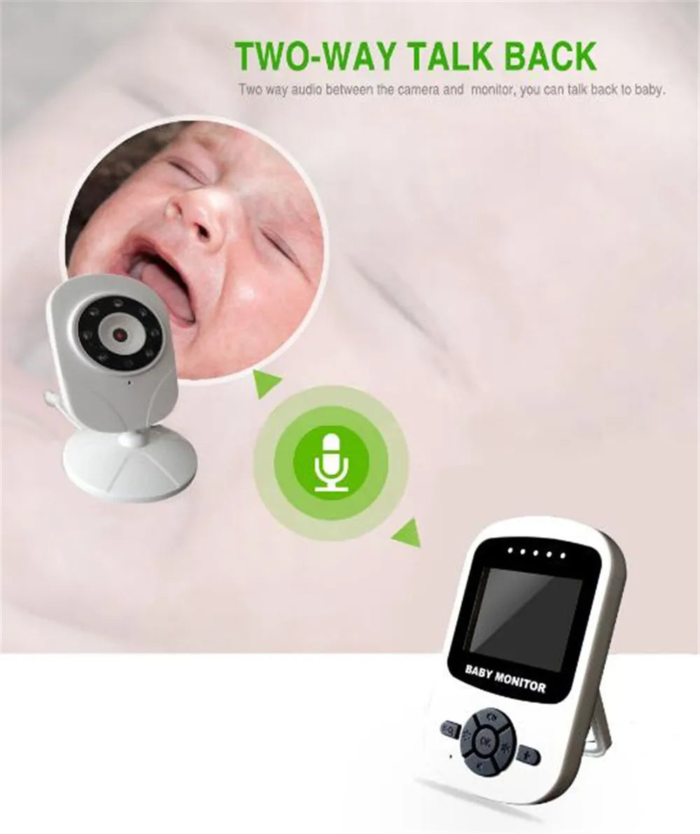 2,4 Zoll LCD Babyphone mit Funk-Intercom