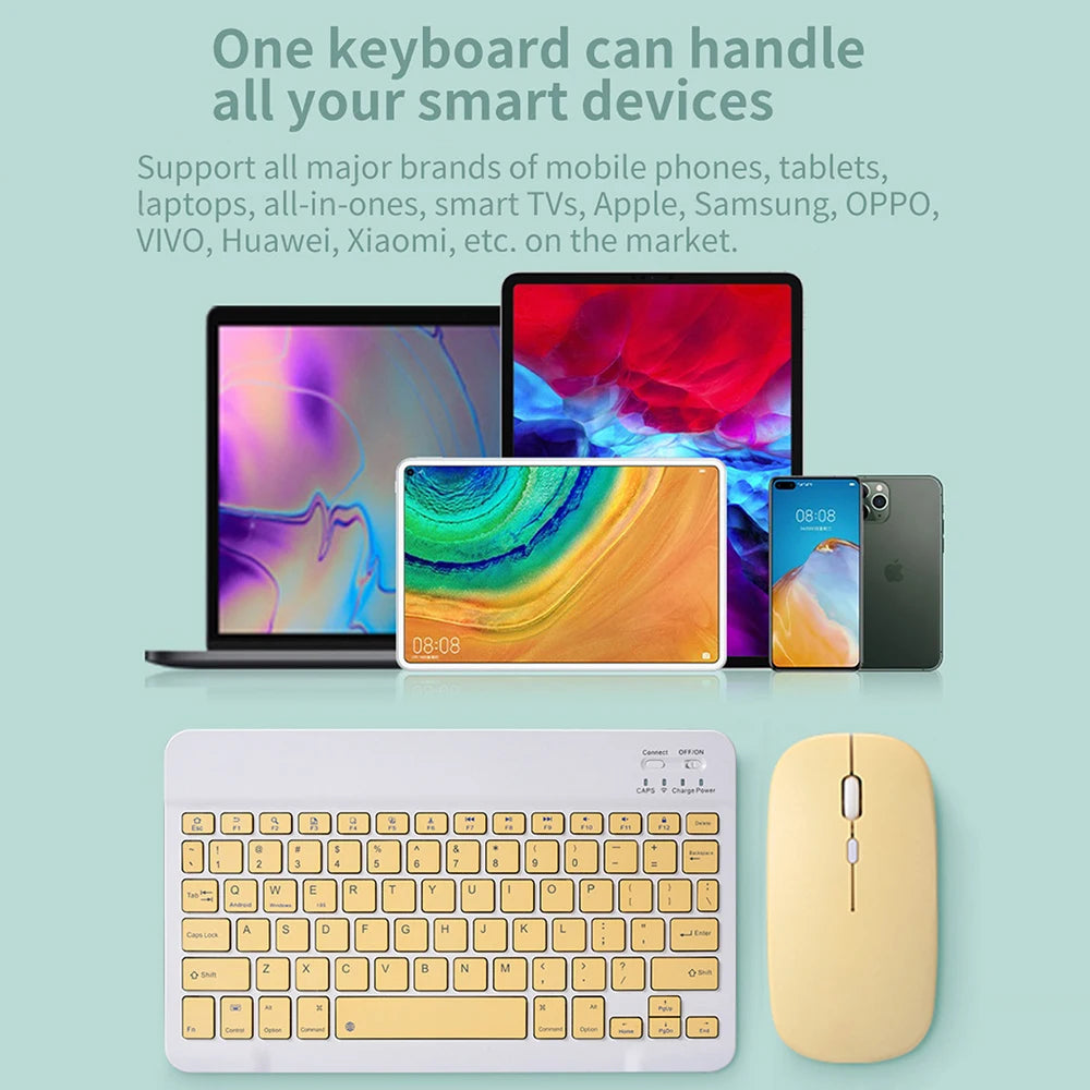 Bluetooth-Tastatur & Maus für Tablet/PC