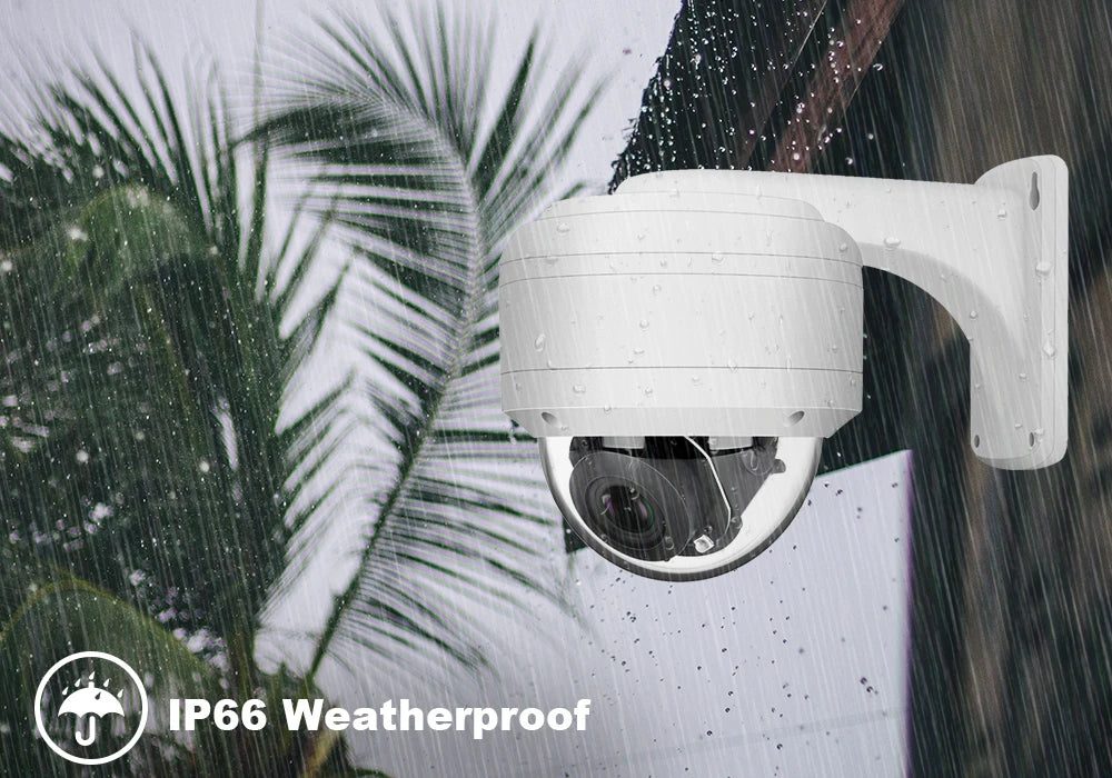 4K 8MP POE PTZ Kamera mit 5X Zoom und IR