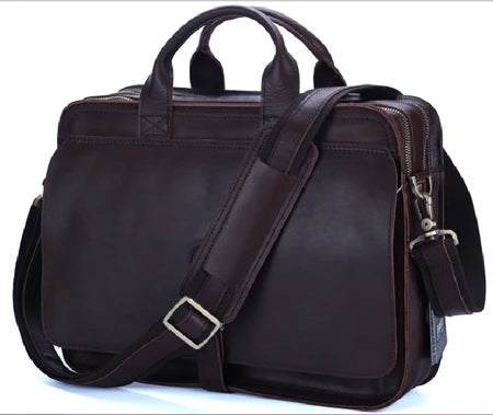 Luxus Leder Aktentasche Herren Business