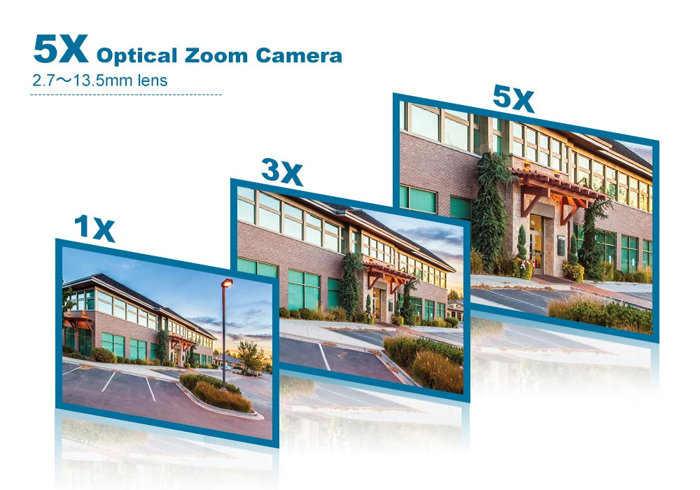 4K 8MP POE PTZ Kamera mit 5X Zoom und IR