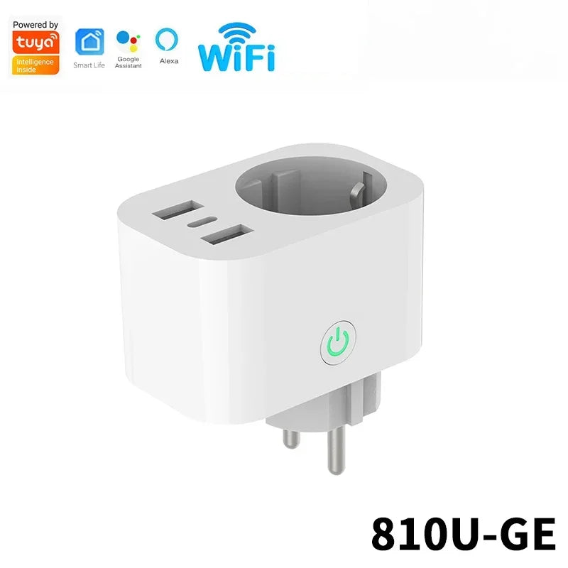 Tuya Smart Plug EU mit App, Alexa & Strommessung