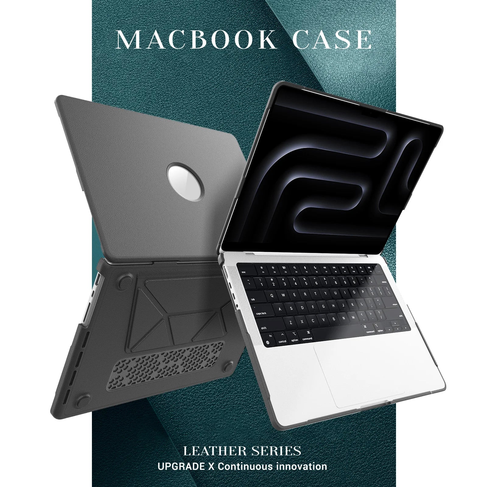 Luxuriöse Business-Laptoptasche aus Leder für MacBook 14