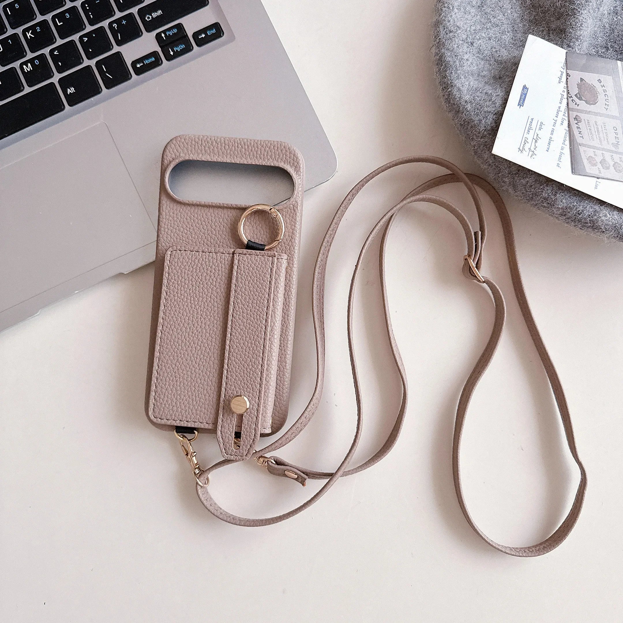 Ring Crossbody Wallet Hülle für Google Pixel 9