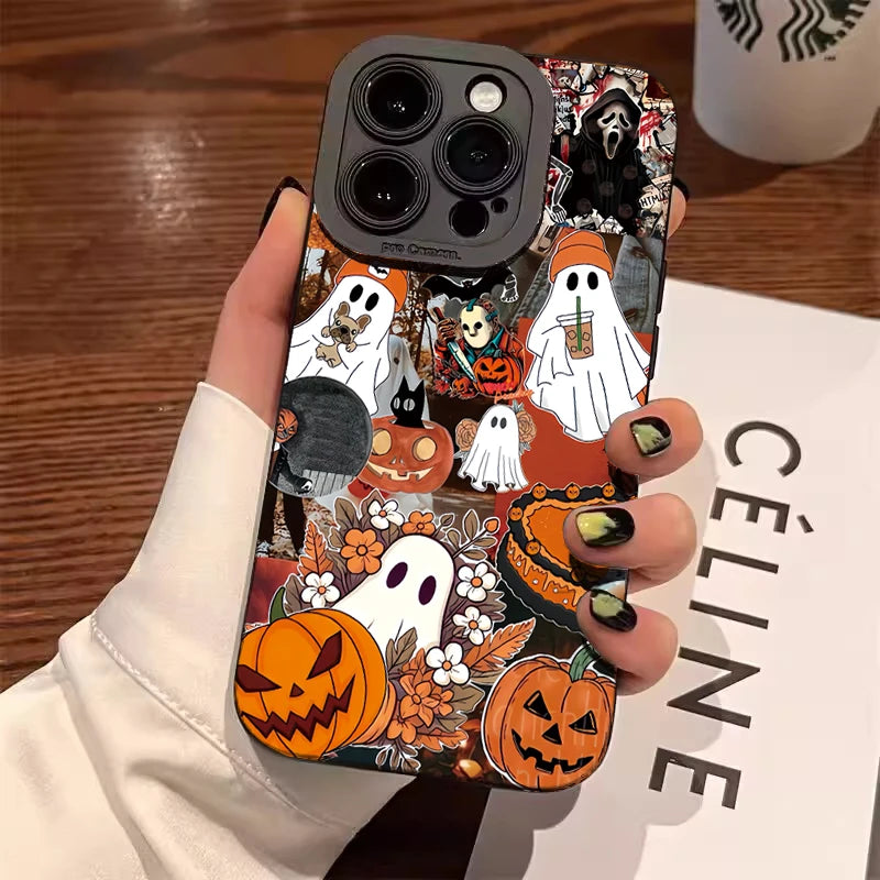 Halloween Pumpkin Phone Case for Samsung Galaxy S25 S24 S23