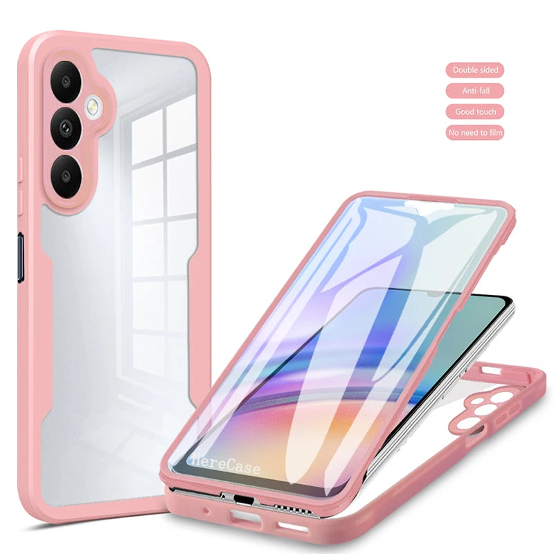 360° Hülle mit Displayschutz für Galaxy A-Serie