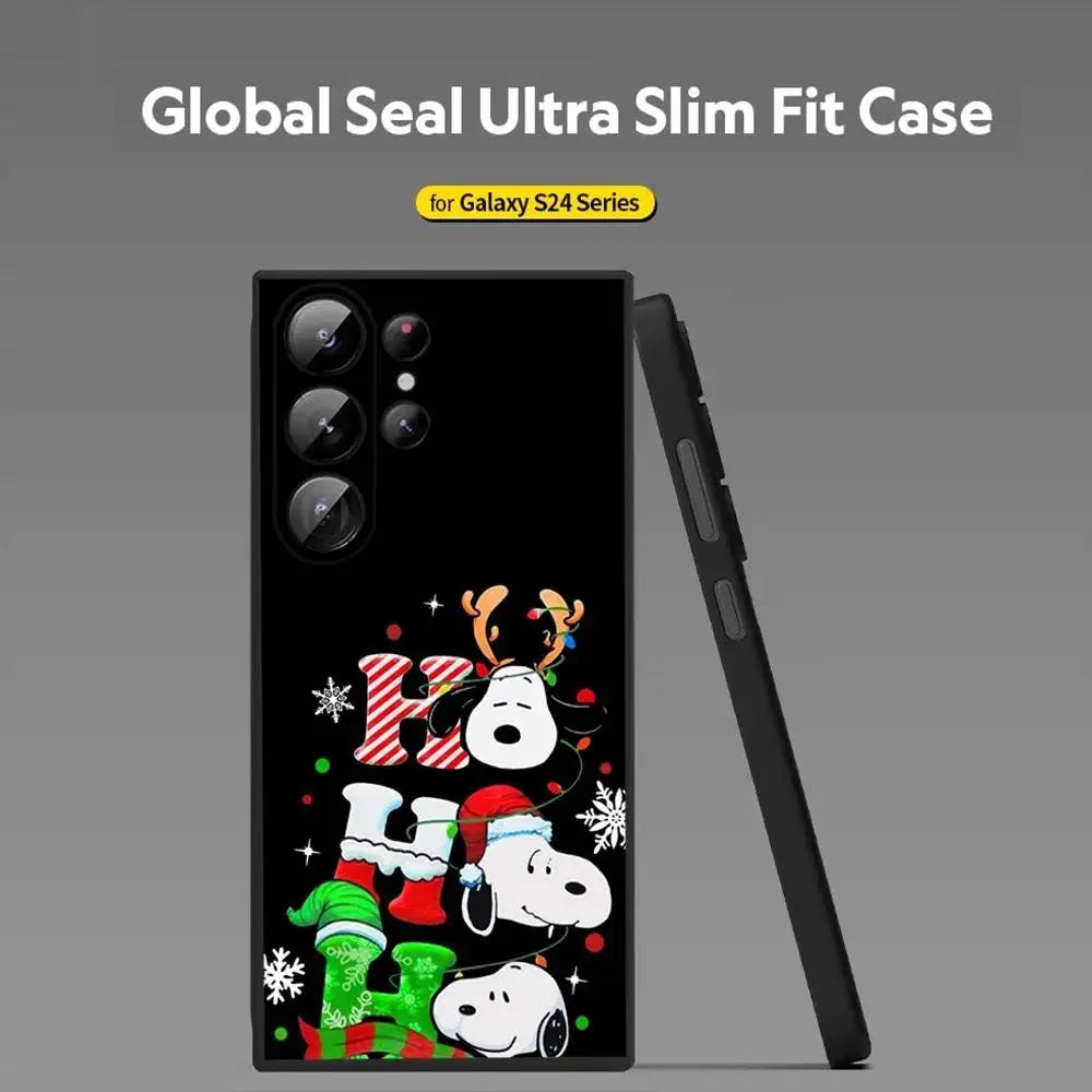 Cartoon Snoopy Weihnachts Handyhülle für Samsung S25
