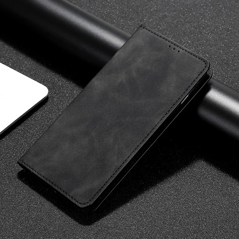 Luxus PU Leder Flip Hülle für Pixel