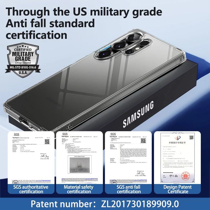 Fusion Hard TPU Bumper Case für Samsung Galaxy S25 Ultra