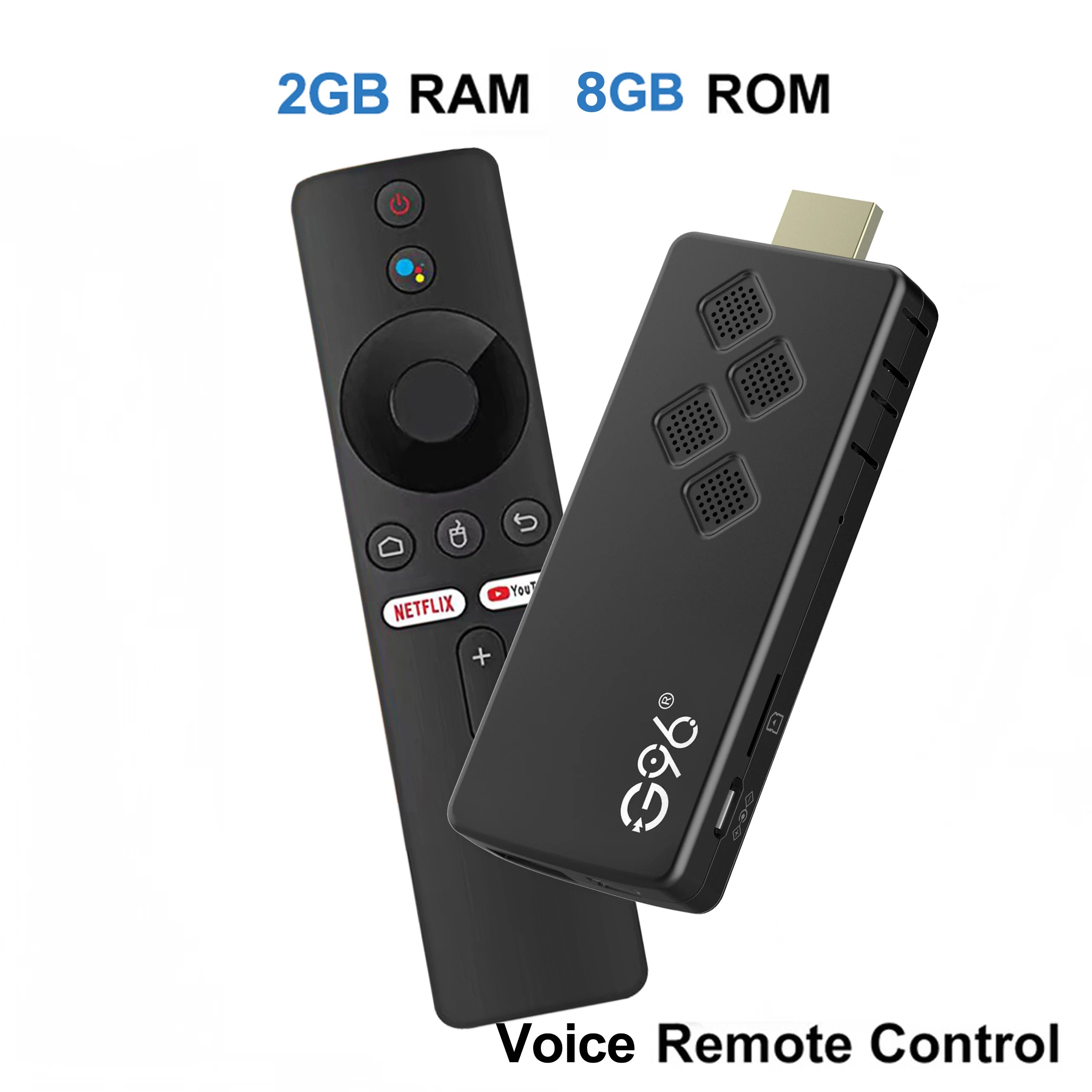 4K Android TV Stick G96 with HDR10+ and Dual-Band Wi-Fi