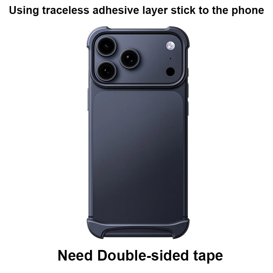 Luxus Arc Metall Bumper Hülle für iPhone 17 Pro Max