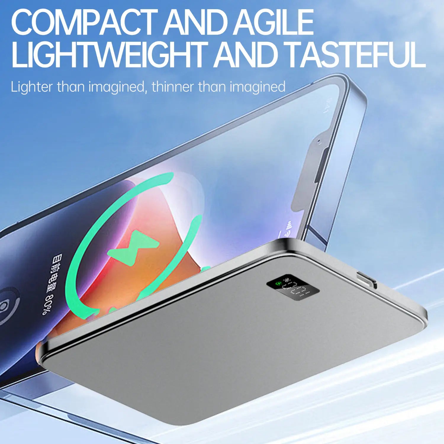 10000 mAh ultradünne MagSafe Powerbank