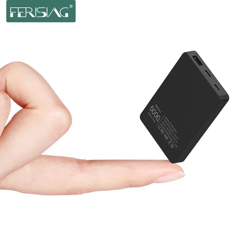 FERISING Mini Powerbank 5000 mAh USB-C