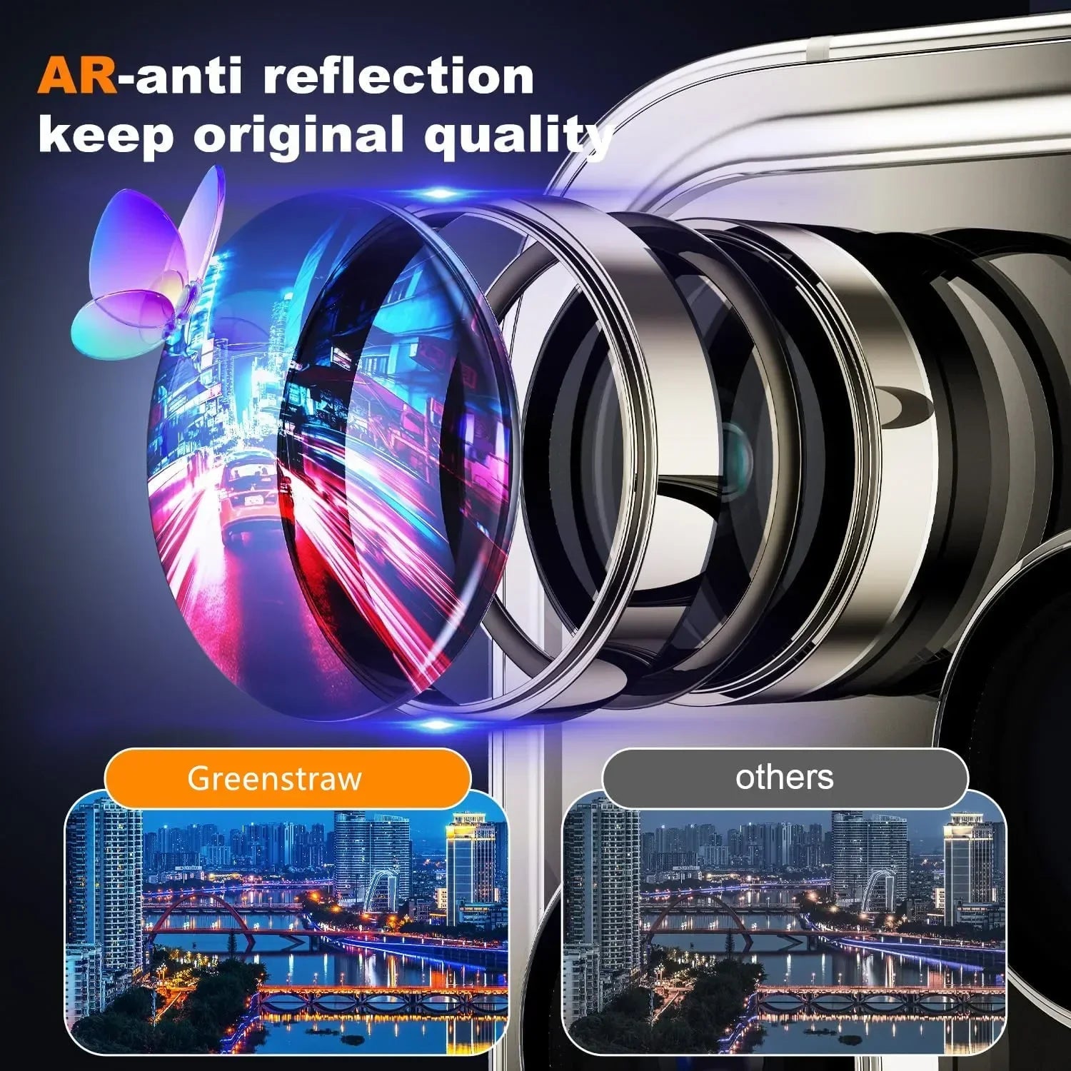 Titan Kamera Schutzglas für iPhone 17 Pro Max