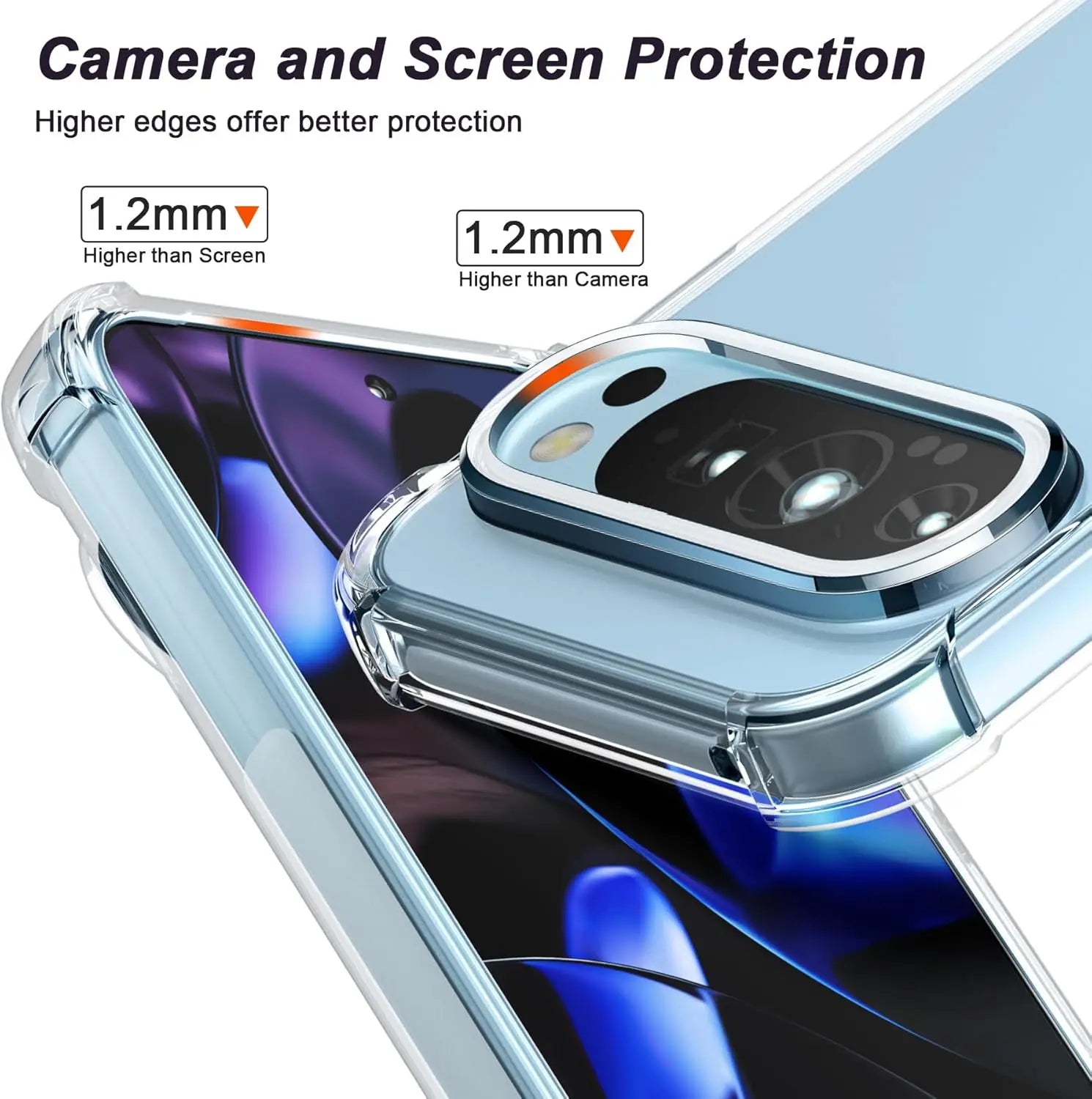 Stoßfeste TPU-Hülle für Pixel 9A/9 Pro