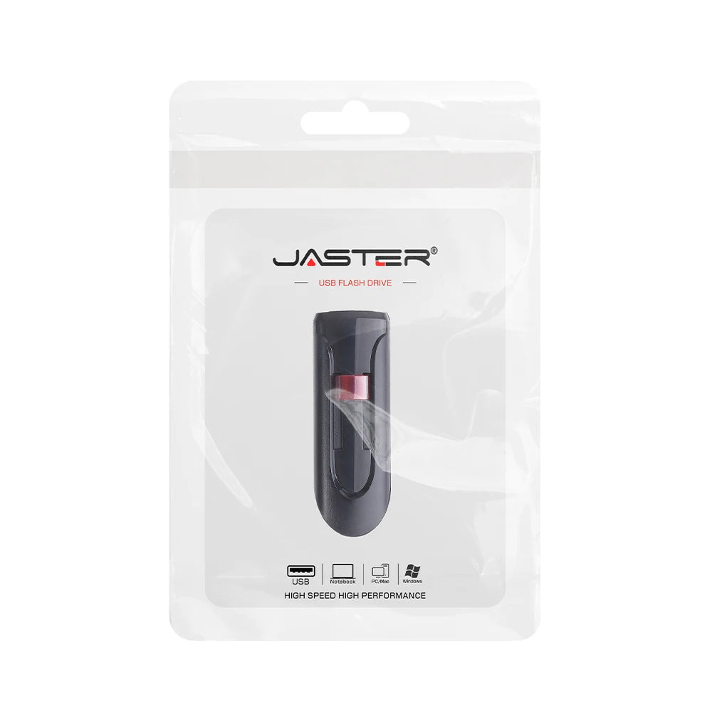 Rotes Logo USB 2.0 Flash-Laufwerk