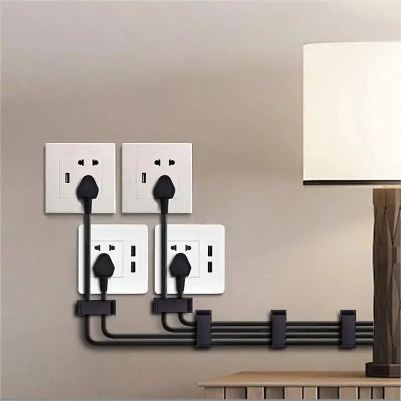 Selbstklebende Kabelclips für Büro und Zuhause