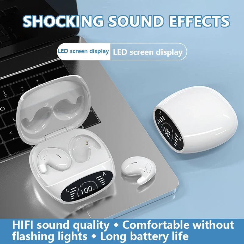 Unsichtbare Bluetooth Schlafkopfhörer IPX5 Wasserfest 2025