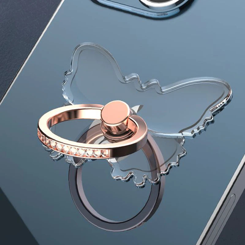 Transparenter Handy-Ringhalter 360°