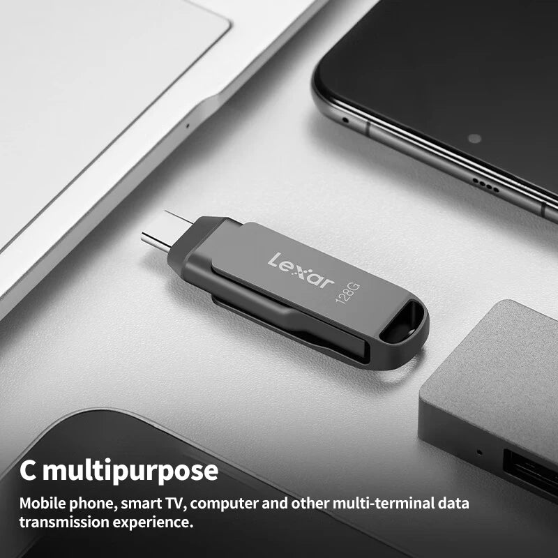 Lexar D400 USB 3.1 Typ C/A Speicherstick 256GB