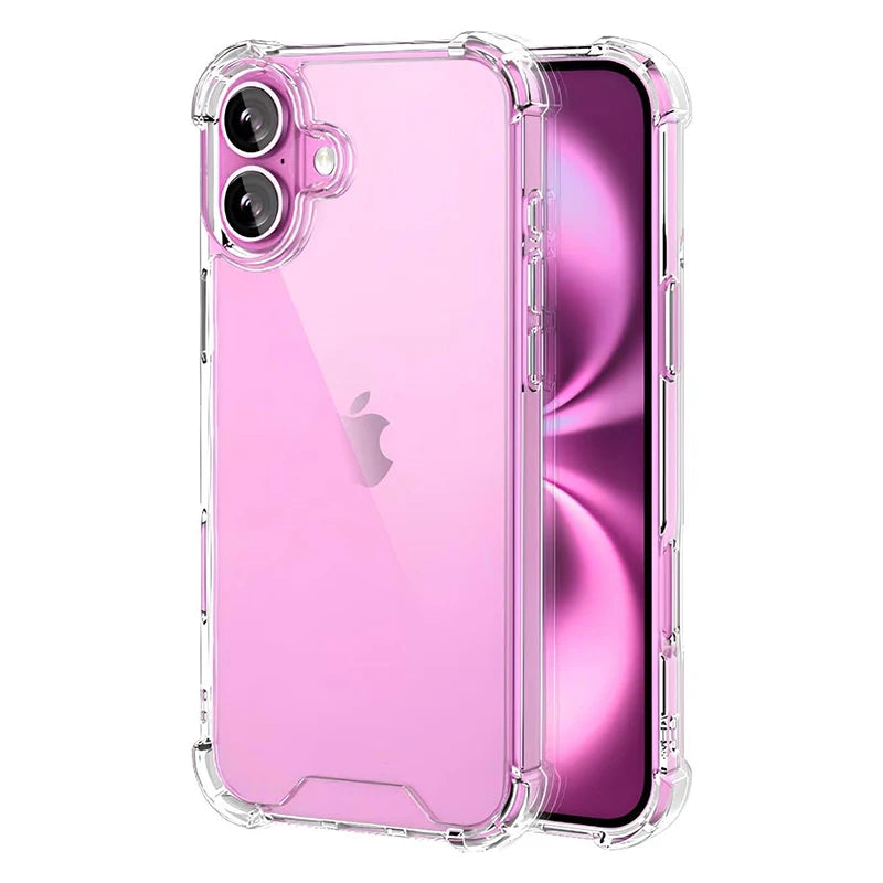 Hybrid Hard Acryl Clear Case für iPhone 17 – Stoßfest