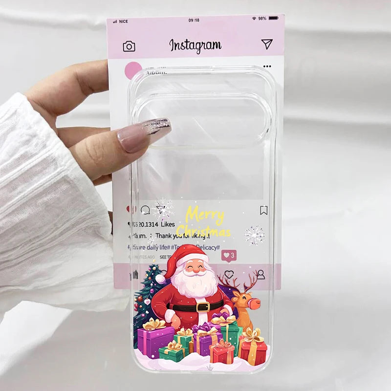 Weihnachts TPU Hülle für Google Pixel 8, 9 und 10