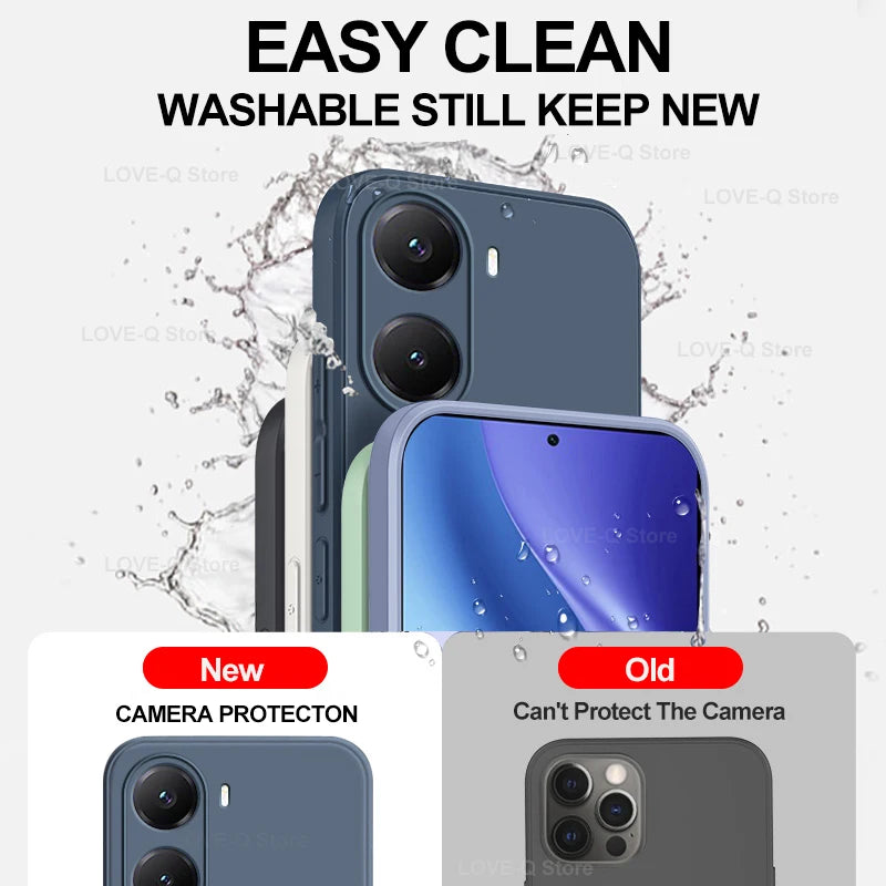 Poco X7 Pro Silikon Stoßfeste Hülle