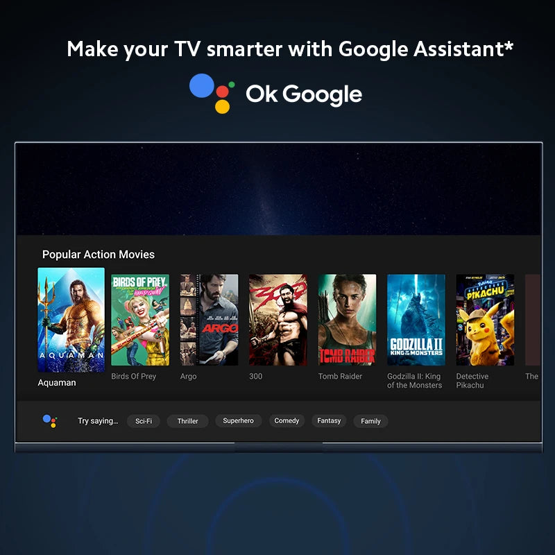 4K Android TV Stick with Assistant and Dual-Wi-Fi