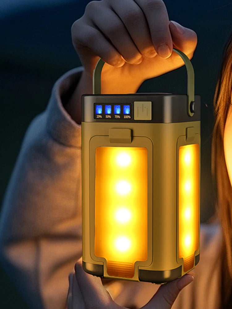 Solar Powerbank Laterne Camping LED