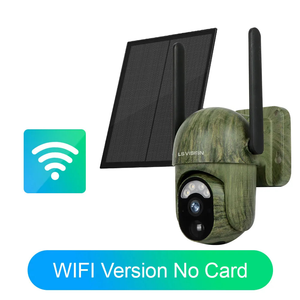 4G WiFi Solar Außenkamera 2K HD Farbnachtsicht