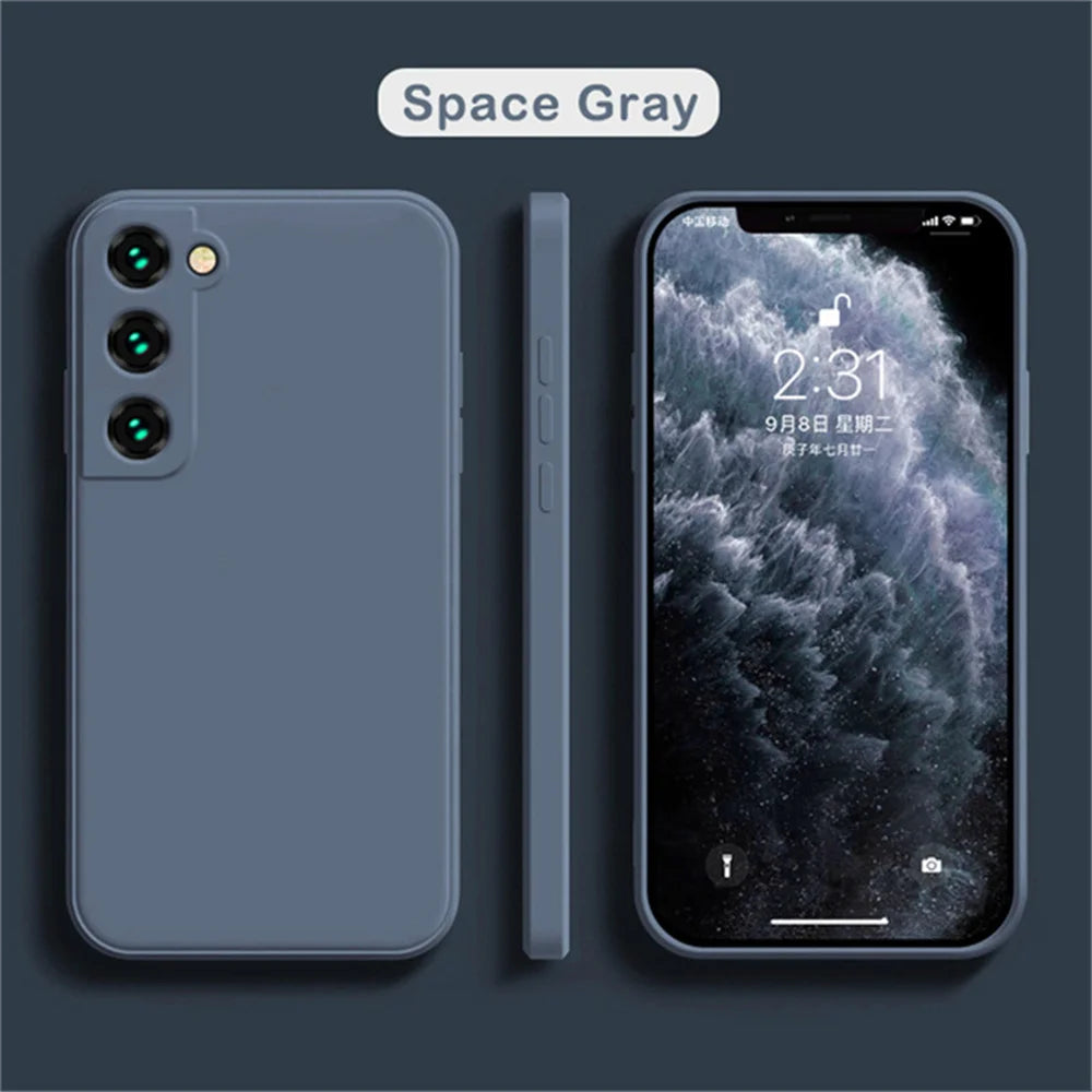 Luxus Flüssigsilikon Hülle Samsung