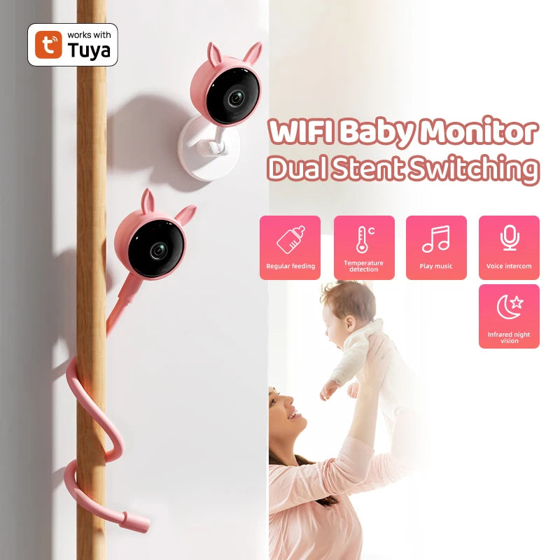1080P HD Baby Monitor mit Tuya APP Steuerung