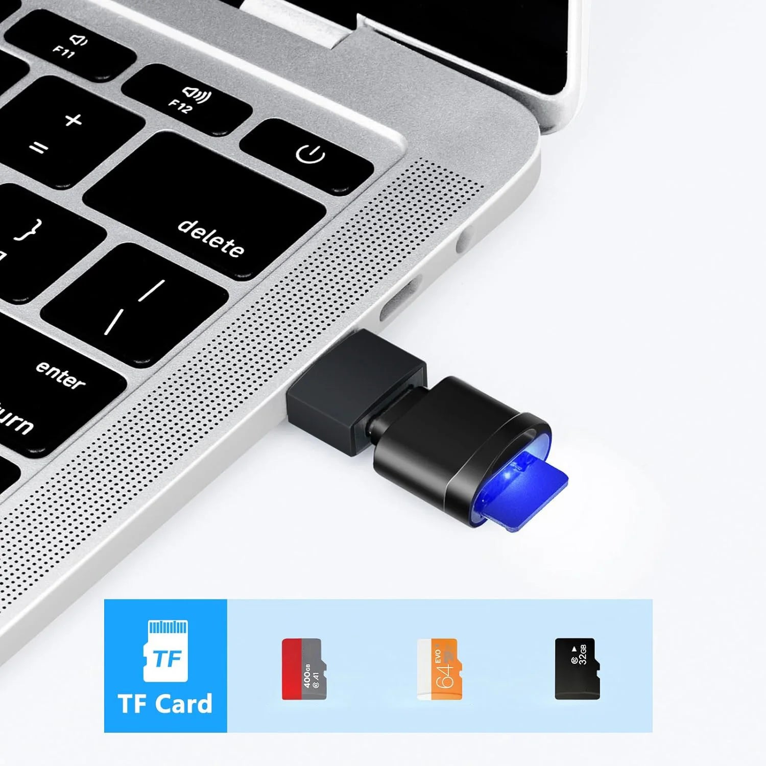 USB-C TF Kartenleser für iPhone, MacBook & Laptop