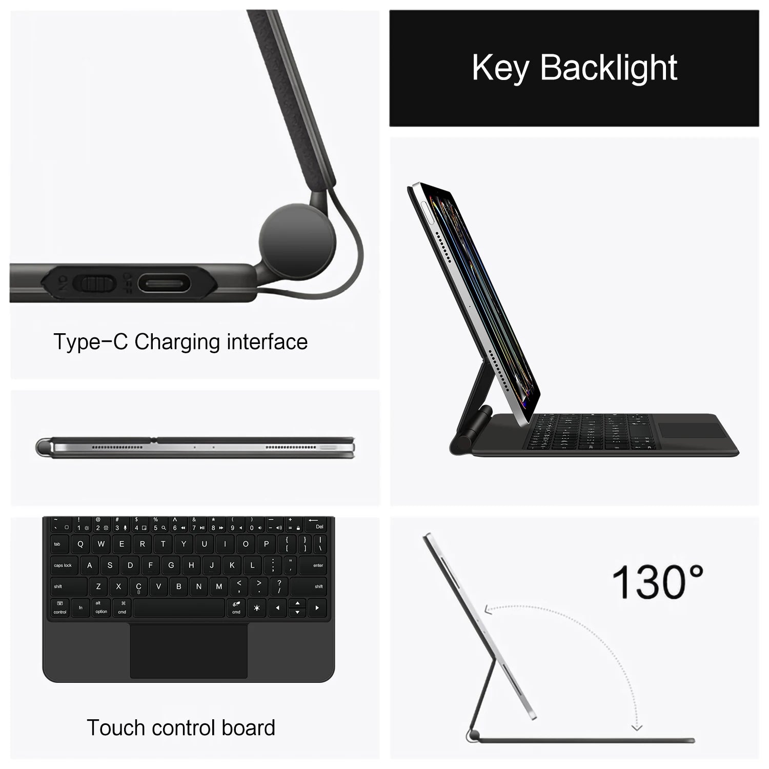 Magische Tastaturhülle für iPad Pro/Air