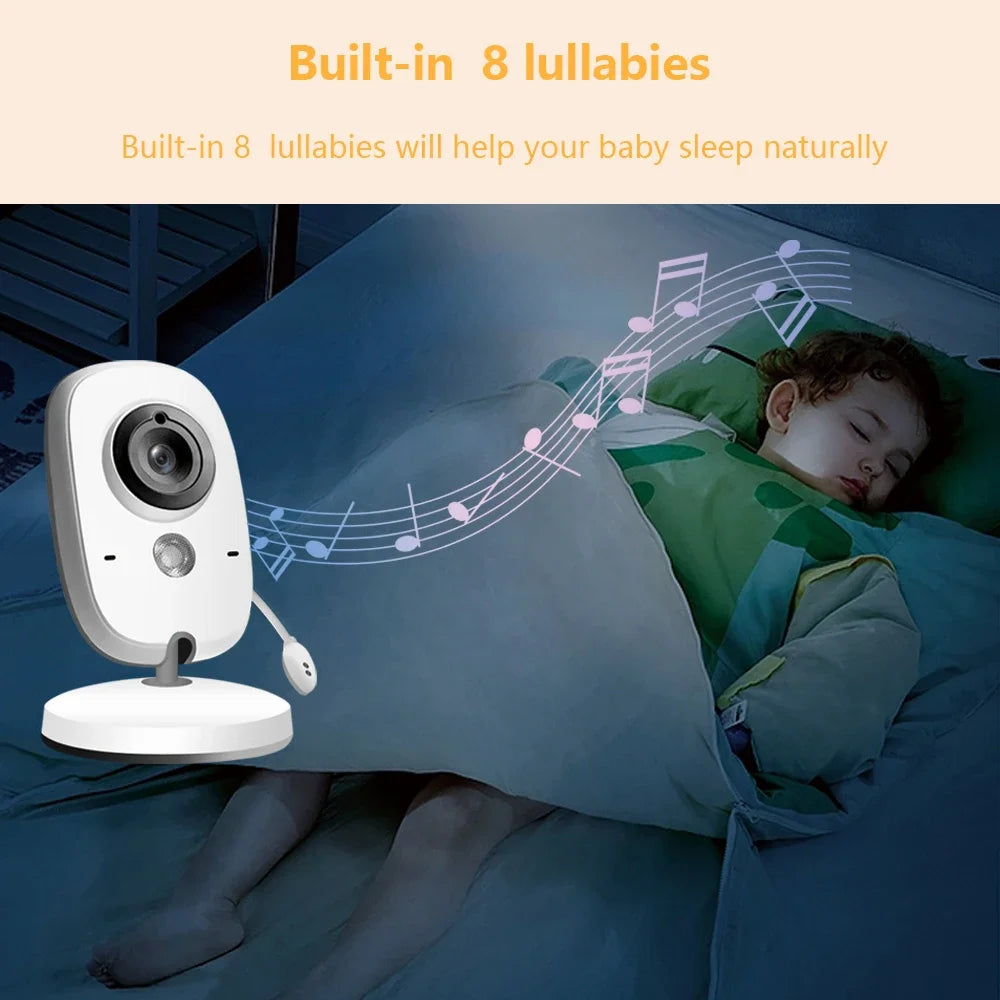 Elektronisches Babyphone mit Kamera 3,2 Zoll LCD