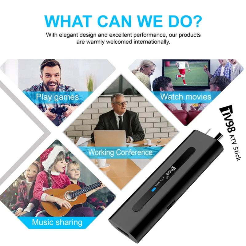 Ultra HD Android TV Stick 8K IPTV Dual WiFi6